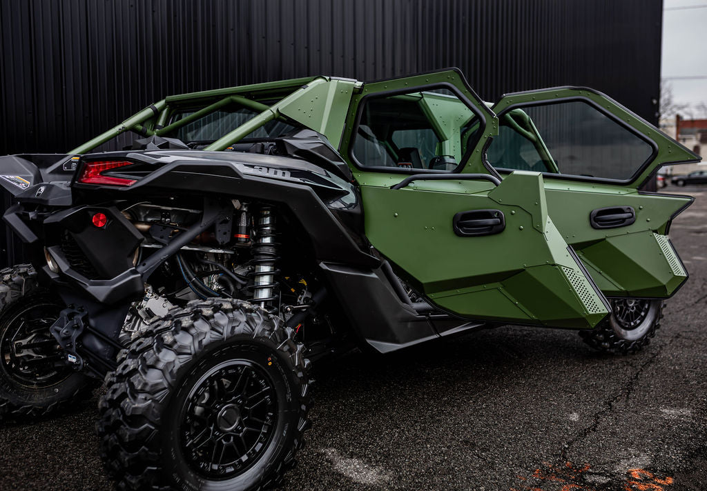 CanAm Maverick X3 2-Seater FULL DOOR KIT (OEM Cage) – Houser Racing
