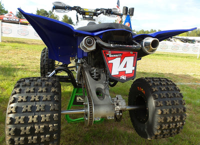    Houser Racing 09-23 Yamaha YFZ450R EZ-Lift Grab Bar Installed