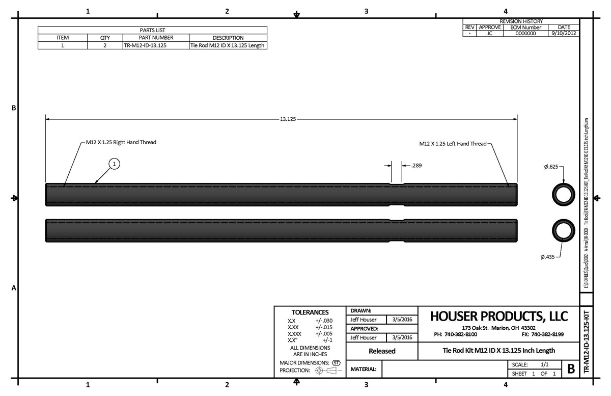 Yamaha YFZ450R Tie Rod Kit – Houser Racing