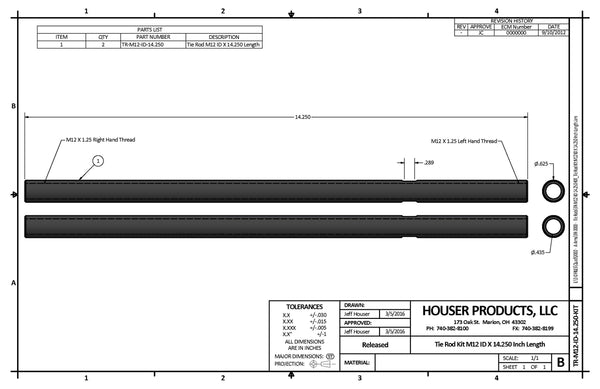 BFE HEX DRIVE V2 Heavy-Duty Tie Rod End Kit For Yamaha Raptor 700 / 700R (2006+)